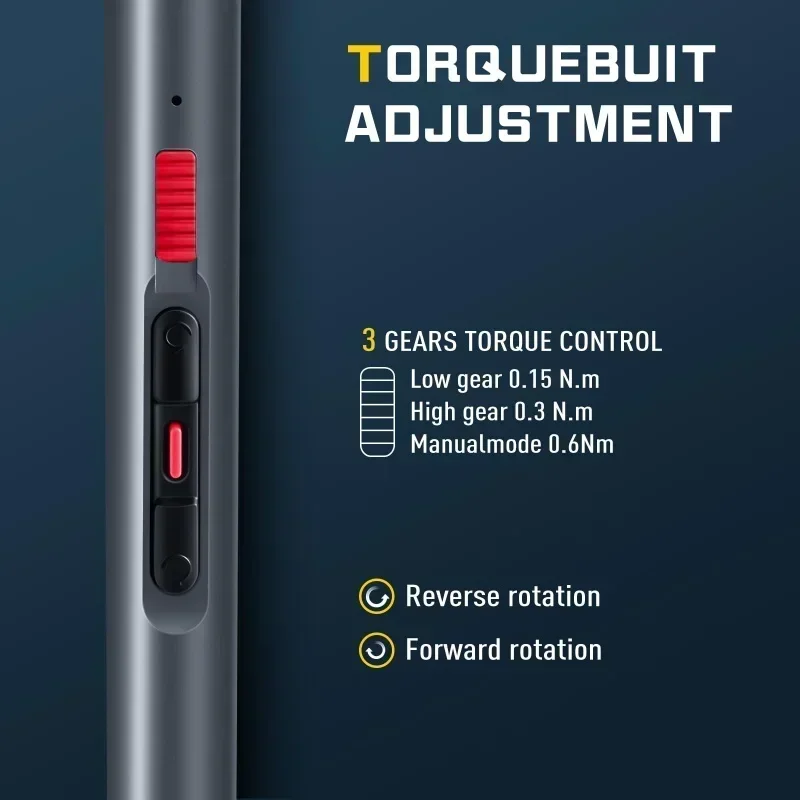 CreationSpace ไขควงไฟฟ้าไร้สายชุด 3 การตั้งค่าแรงบิด 29/42 in 1 Precision ไขควงสําหรับโทรศัพท์นาฬิกาซ่อม