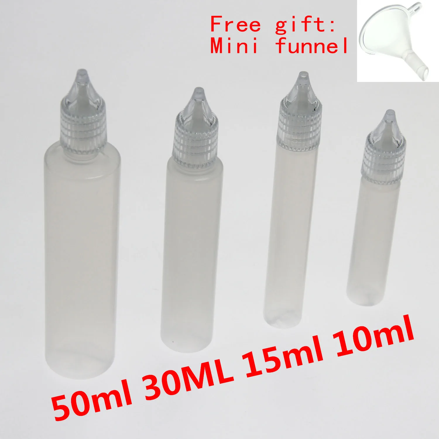 10/15/30/50ml Plastic Dropper Bottle Liquid Bottle Empty Long Slim Bottle Pen Shape Bottle For Ink Oil Pigment Container