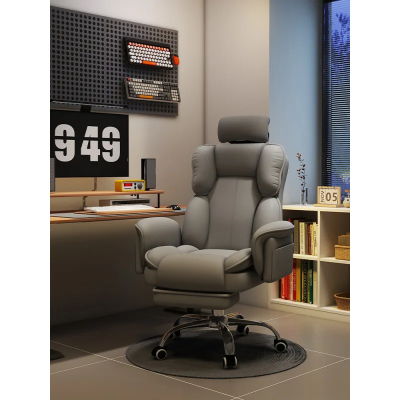 AOLIVIYA E スポーツチェアボーイズゲームシートコンピュータチェア快適な座りがちな人間工学に基づいたバックオフィスデスクソファチェア