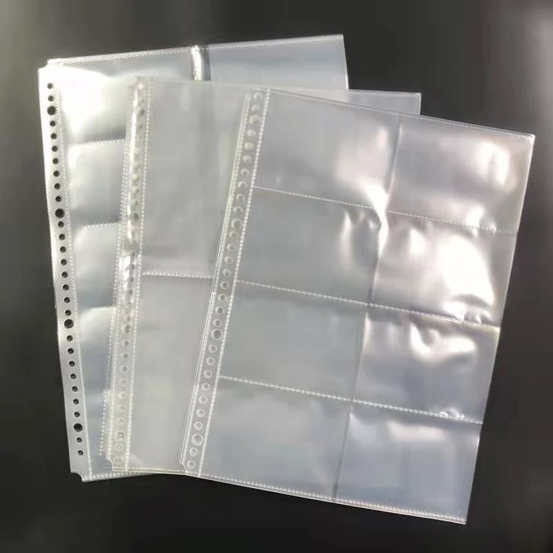 25PCS พลาสติกใส A5B5A4A3 โฟลเดอร์กระเป๋าสําหรับเอกสารโปร่งใสแผ่นหลวมบรรจุป้องกันโน้ตบุ๊ค Binder Organizer