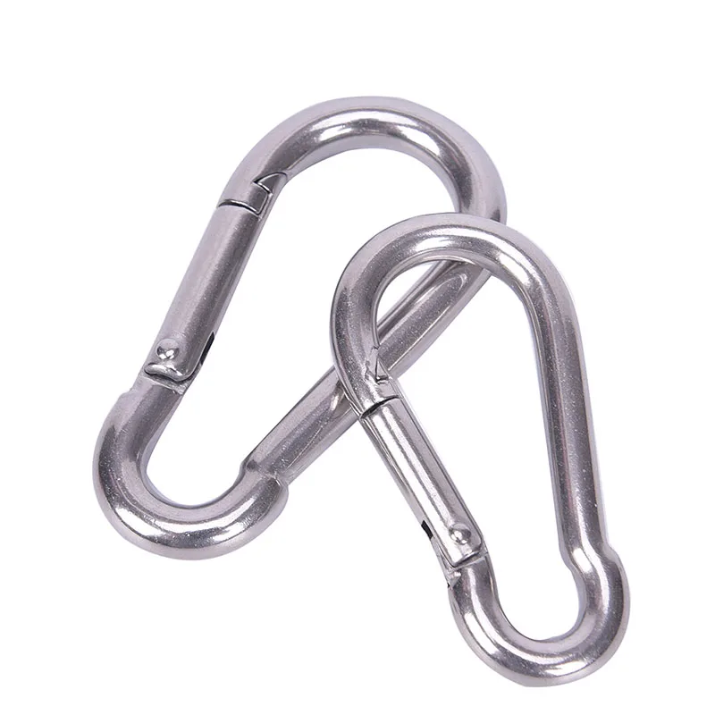 Thép Không Gỉ 304 M4 M5 M6 M7 M8 Đa Năng Xuân Ốp Móc Đa Năng Nhanh Chóng Liên Kết Vòng Khóa Móc
