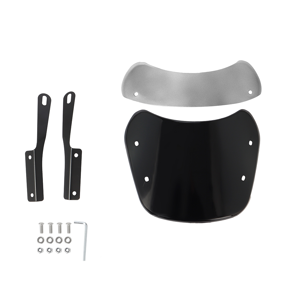 8 styles 6.5"-9.45" Motorcycle Headlight Windshield Wind Deflector Windscreen Universal for Harley Honda Yamaha Kawasaki Suzuki