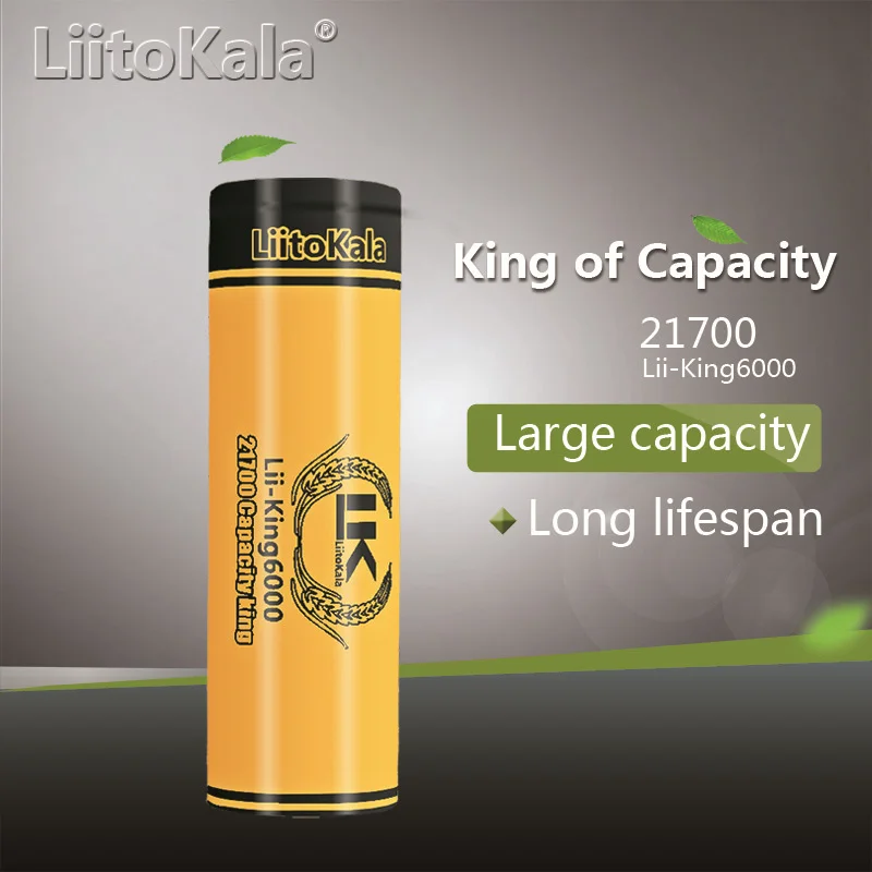 LiitoKala Lii-50E 21700 5000Mah 3.7V 5C Xả Cao Cấp Pin Cho Công Suất Cao Đồ Gia Dụng