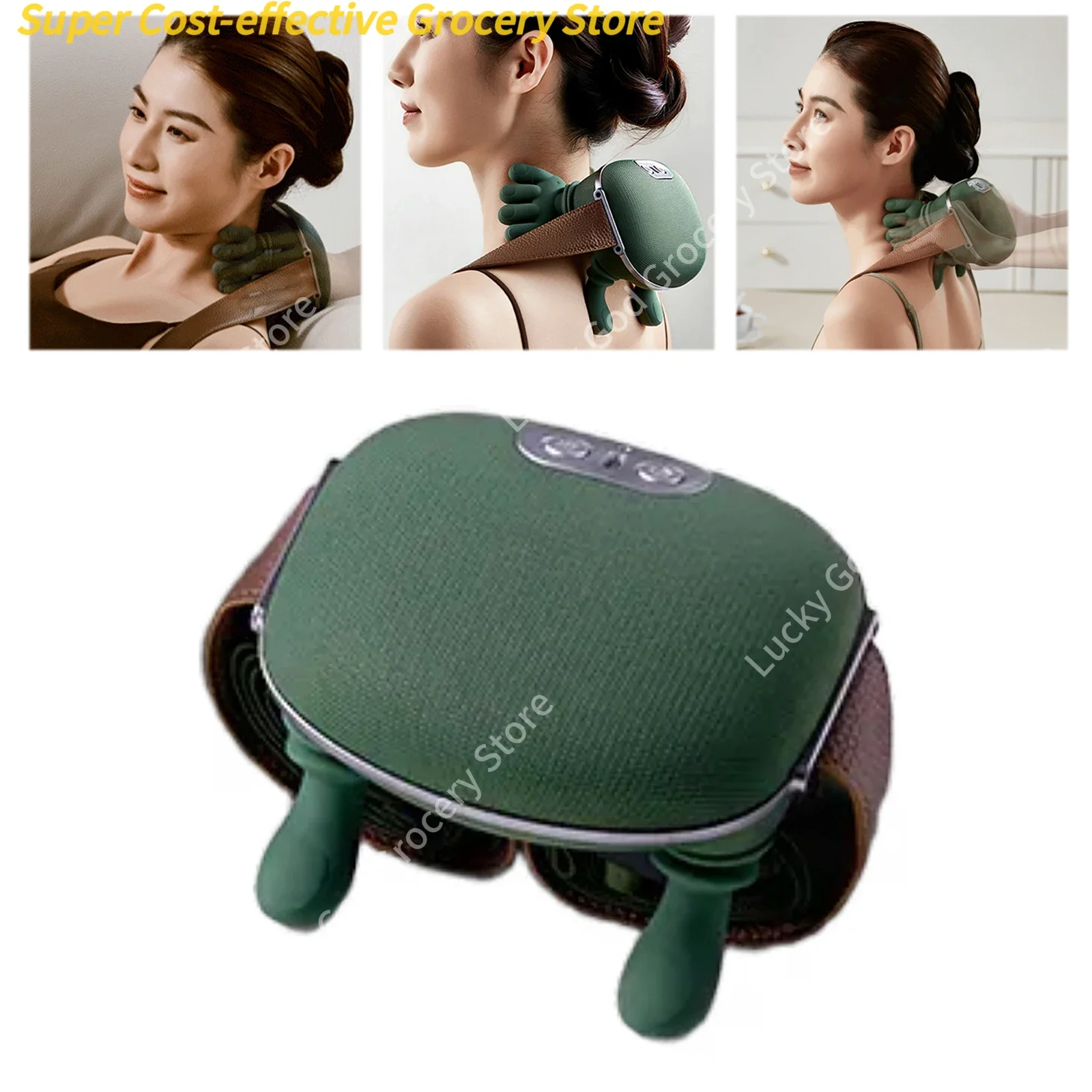 Nouveau masseur de cou et d'épaule, Machine de Massage Cervical à 3 niveaux, tissu profond, dos, bionique, soulagement de la Fatigue sans fil, relaxation musculaire