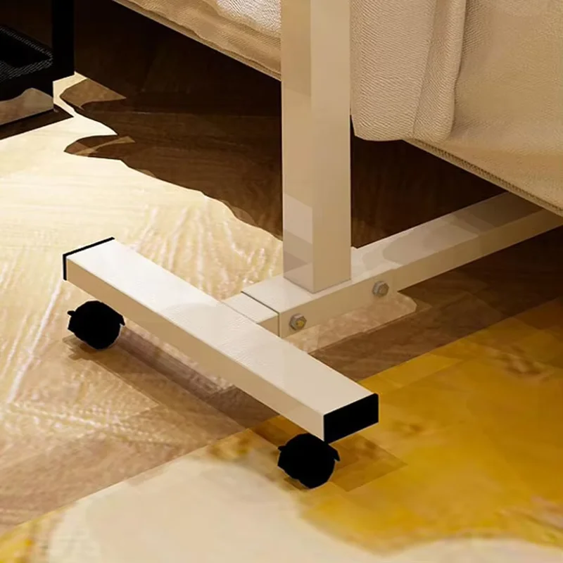 Escritorio ajustable para ordenador portátil con ruedas, mesa giratoria para ordenador de pie para sofá, mesita de noche, escritorio con soporte elevador para portátil, mesa auxiliar