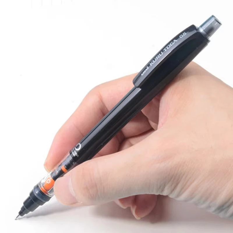 Uni-lápiz mecánico M5-452 Kuru Toga, 0,5 MM, lapicero de plomo a prueba de roturas, portaminas con borrador, papelería escolar para estudiantes