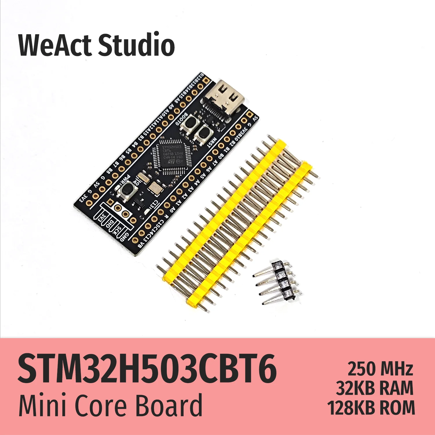 WeAct STM32H503CBT6 STM32H503CB STM32H503 STM32H5 STM32 Основная плата Демо-плата