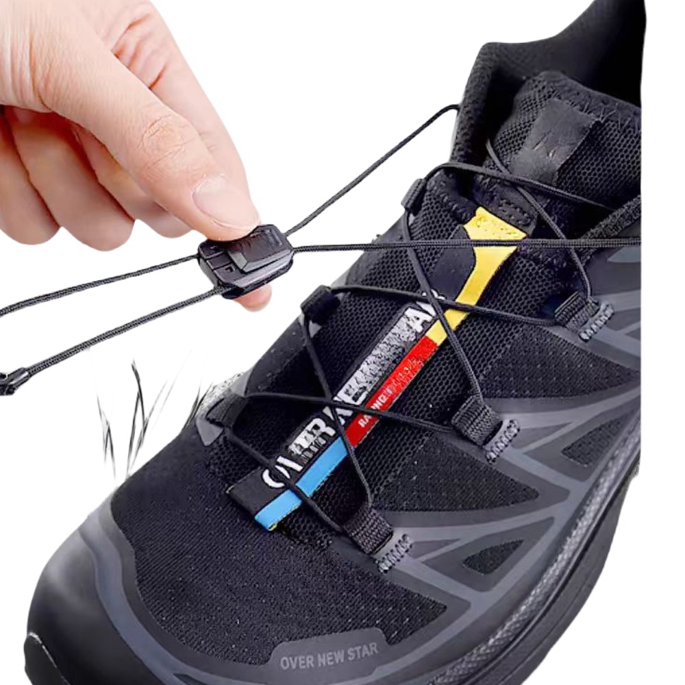 Nuevo Cordones para zapatos sin cordones, cordones redondos para tenis sin corbatas, zapatillas para correr de calidad para niños y adultos, cordones, accesorios para zapatos blancos y negros