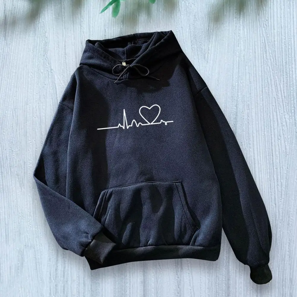 Nữ Y2k Áo Khoác Hoodie Thu Đông Mới Tricolor Colorblock Chữ In Hình Vòng Tròn Cổ Mi Áo Thun Cổ Áo Len
