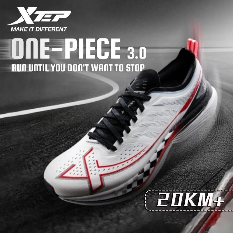 Xtep One Piece Modell 3.0 Herren-Laufschuhe, 2025, Frühling, bequeme Stabilität, Kissen, Rebound, Racing-Turnschuhe 875219110030