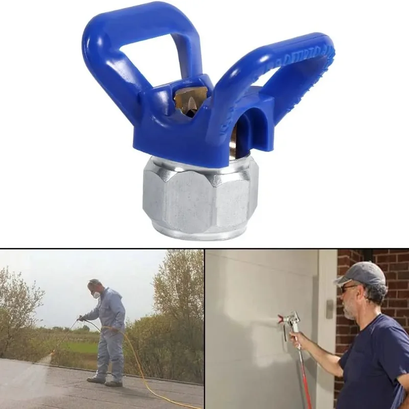 High Pressure Airless Sprayer Nozzle Guard Base 7/8" Inch Bracket Airless Sprayer Nozzle Replacement Gun Accessories