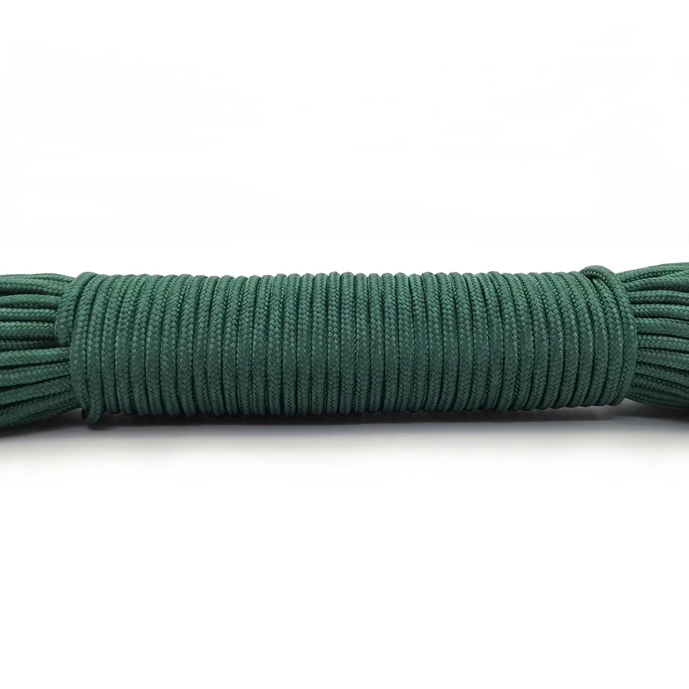 3mm paracord cordão corda pára-quedas caminhadas acampamento varal tático pulseira acessório um núcleo 100ft 328ft