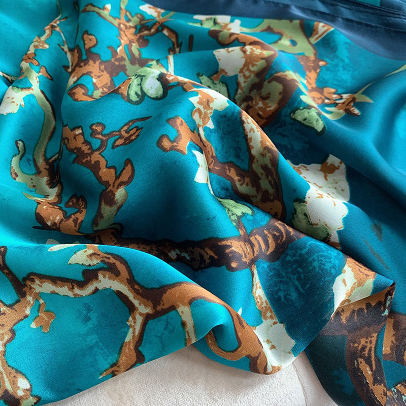 Lentesjaal Dames Luxe Design Polyester Materiaal Gladde sjaal Zachte sjaal Strandsjaal