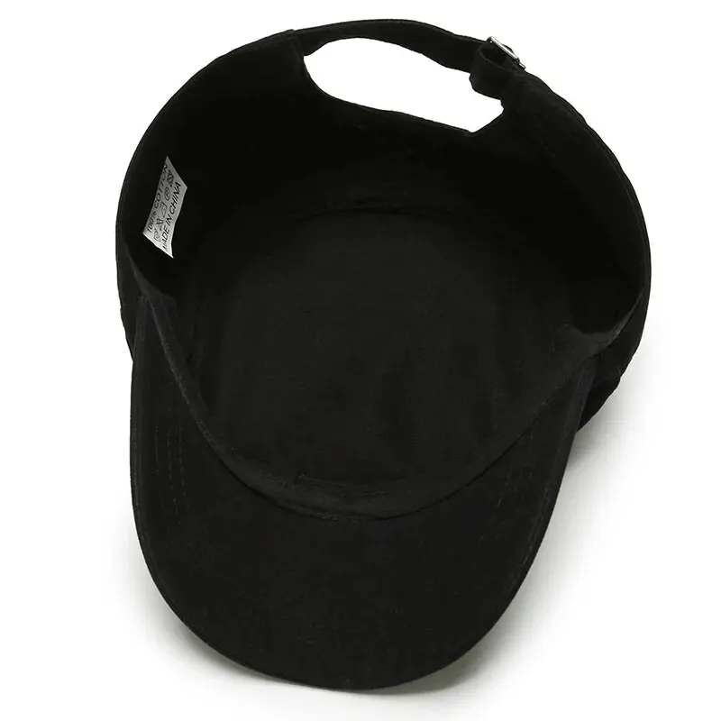 Chapeau militaire plat pour hommes, simple et polyvalent, langue de canard, d'âge moyen, mode décontractée, nouveau style, printemps et automne