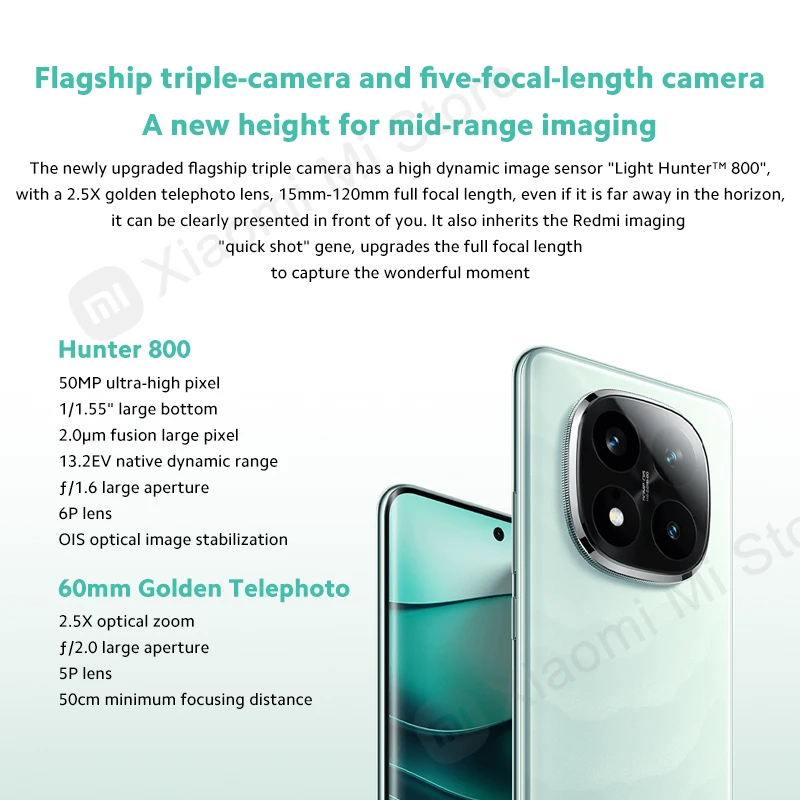 Smartphone Global ROM Redmi Note 14 Pro Plus 5G Snapdragon ®   7s Gen 3 IP68 6,67" 1,5K 120Hz Display 50MP 6200mAh 90W carregamento rápido
