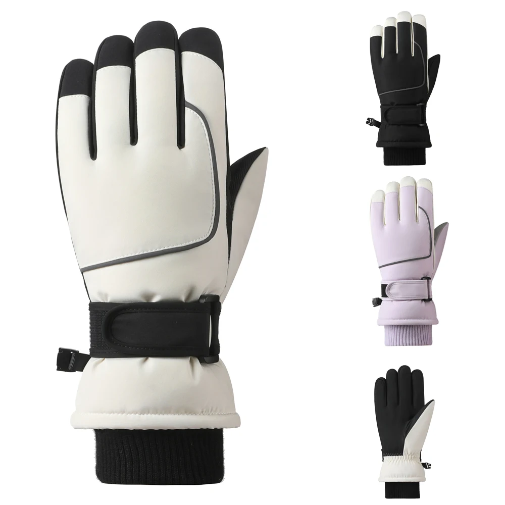 Winterhandschuhe für Männer und Frauen, wasserdichte Thermo-Schnee-Skihandschuhe für den Außenbereich – Arbeit, Wandern, Skifahren, Laufen, Radfahren, Reithandschuh