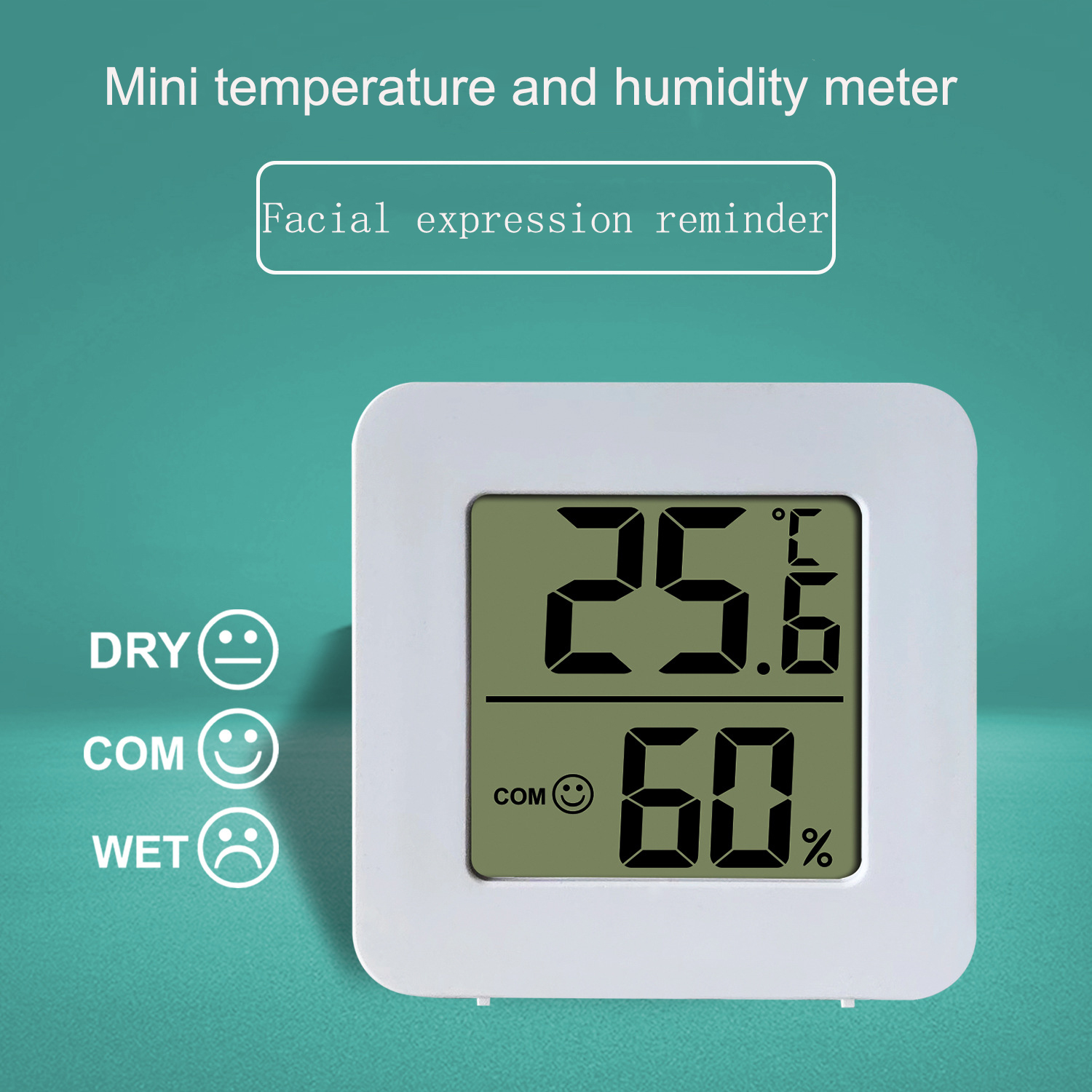 Mini Indoor LCD Digital Thermometer Hygrometer Indoor Room Temperature Humidity Meter Sensor Gauge Weather Station