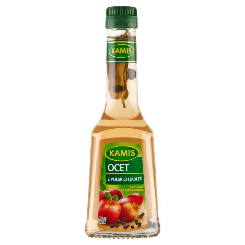 Kamis Ocet z polskich jabłek z ziołami i przyprawami 240 ml