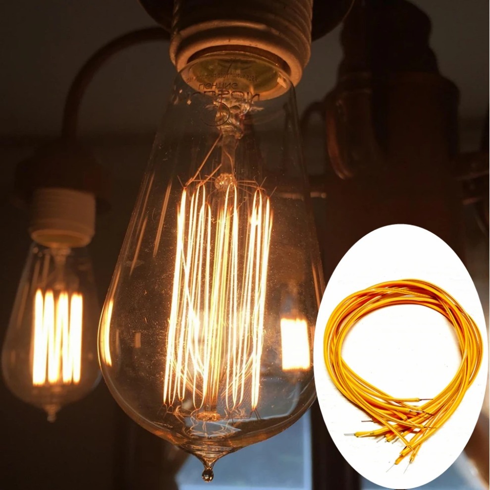 10Pcs COB LED Flexible Filament DC 3V 38mm 60mm 95mm 80mm 130mm Retro Edison Bulb Lamp Parts LED Diode Lighting Strip Decoration