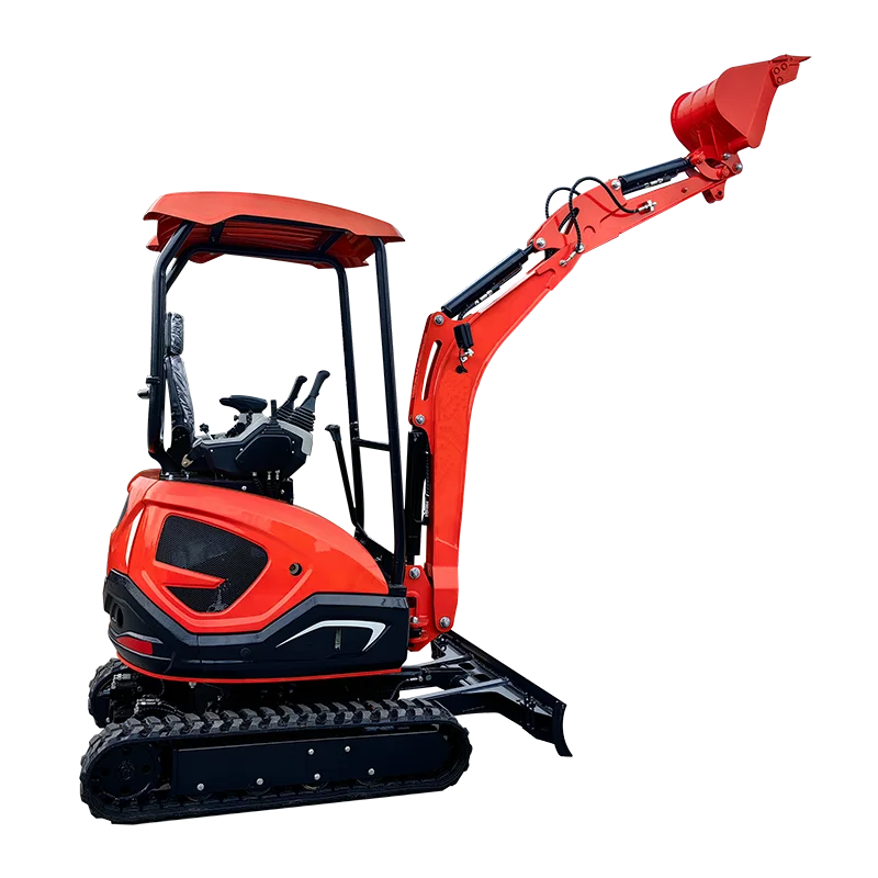 Mini escavadeira com motor diesel personalizado 26 2.5t, mini escavadeira com equipamento de construção de cabine, ensacador de 2 toneladas com caçamba
