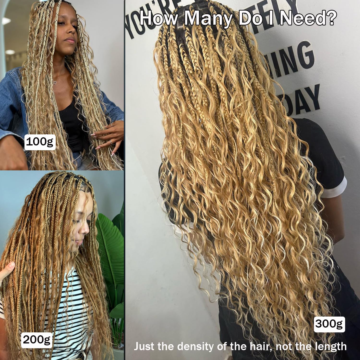 ウォーターウェーブバルク,編み込み用,レミーの髪,未処理のカーリーバンドル,ヘアエクステンション,横糸なし,100% 人毛