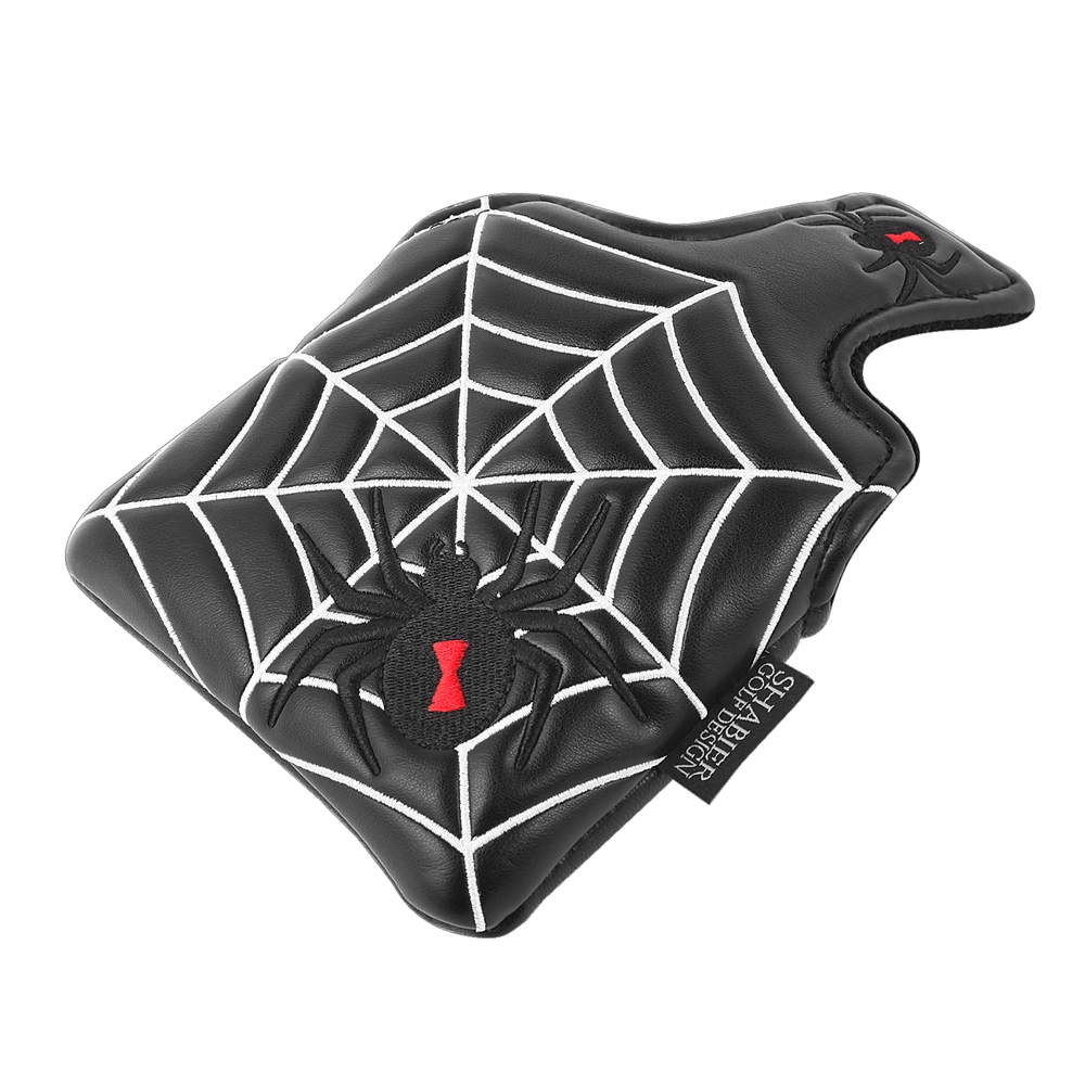 Pu leder magnet verschluss golf kopf bedeckung quadratisch große hammer putter abdeckungen für myspider x, spider x, spider s putter