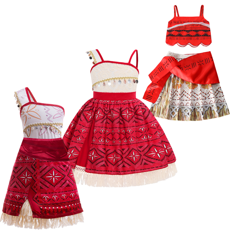 Tenue de Cosplay pour filles, Costume de princesse pour enfants, robe de plage décontractée d'été, ensemble de perruque et collier, robes de soirée pour filles