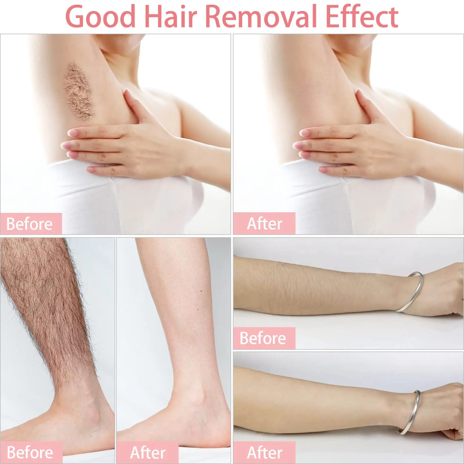 100Pcs Professional Hair Removal Waxing Strips Non-woven Fabric Waxing Papers Depilatory Beauty Tool for Intimate Area And Face