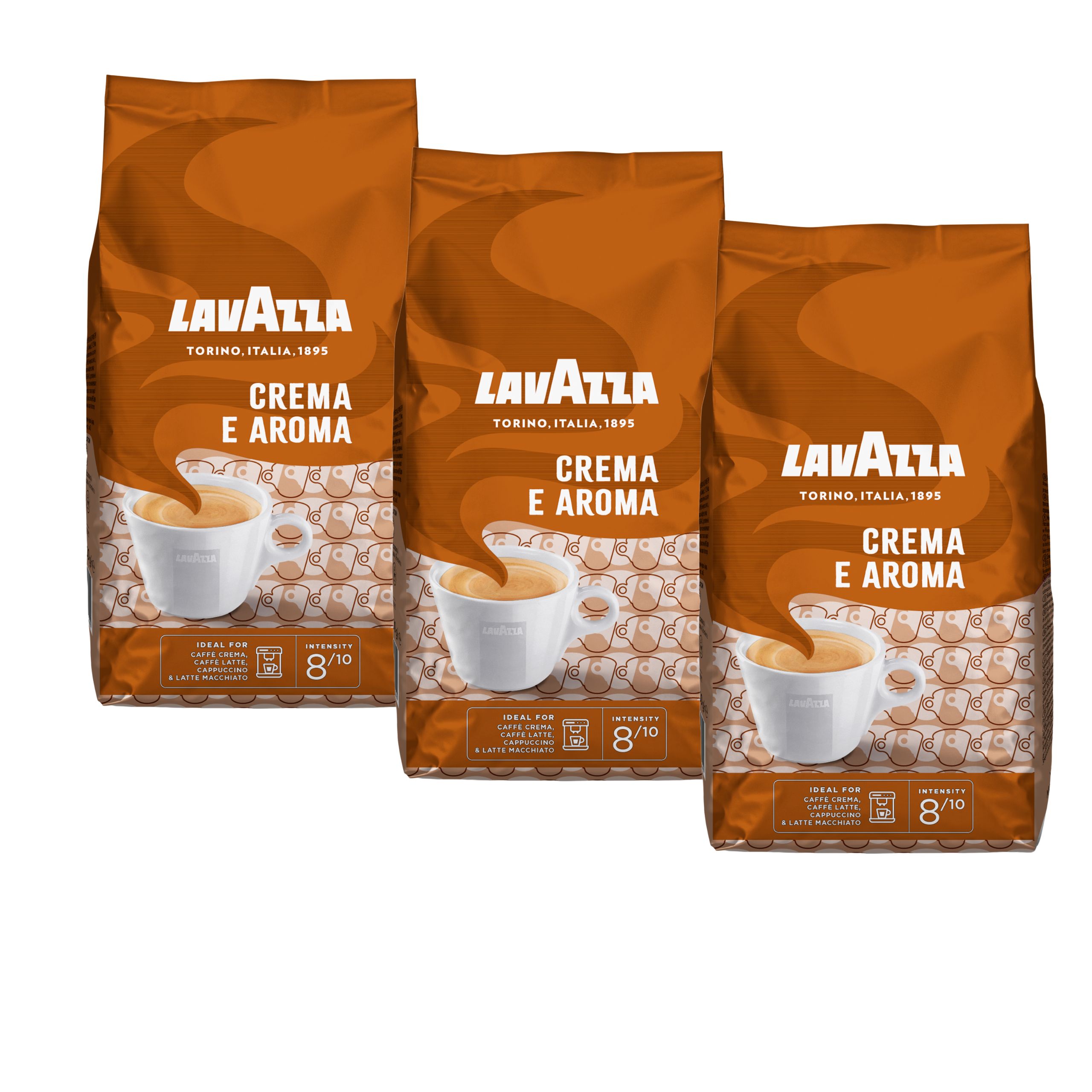 Lavazza Crema E Aroma Zestaw Kawa Ziarnista 3 x 1kg