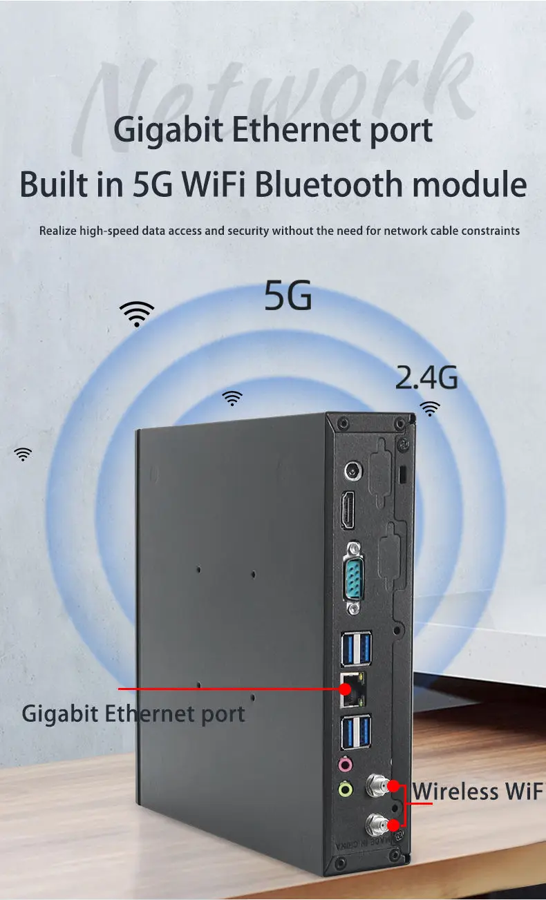 Intel Mini Desktop PC for Business - 16GB RAM 512GB SSD Wifi5 Win11 pro Core I3/i5/i7/i9 I7-4th School Office Computer