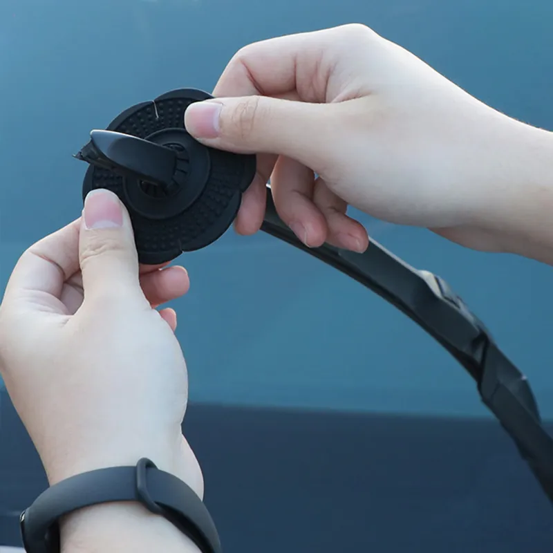 Car Windshield Wiper Arm Protector Cover, Dustproof Blades, Auto Silicone Pad, Prevenir Folhas, Protective Covers Acessórios, 2Pcs