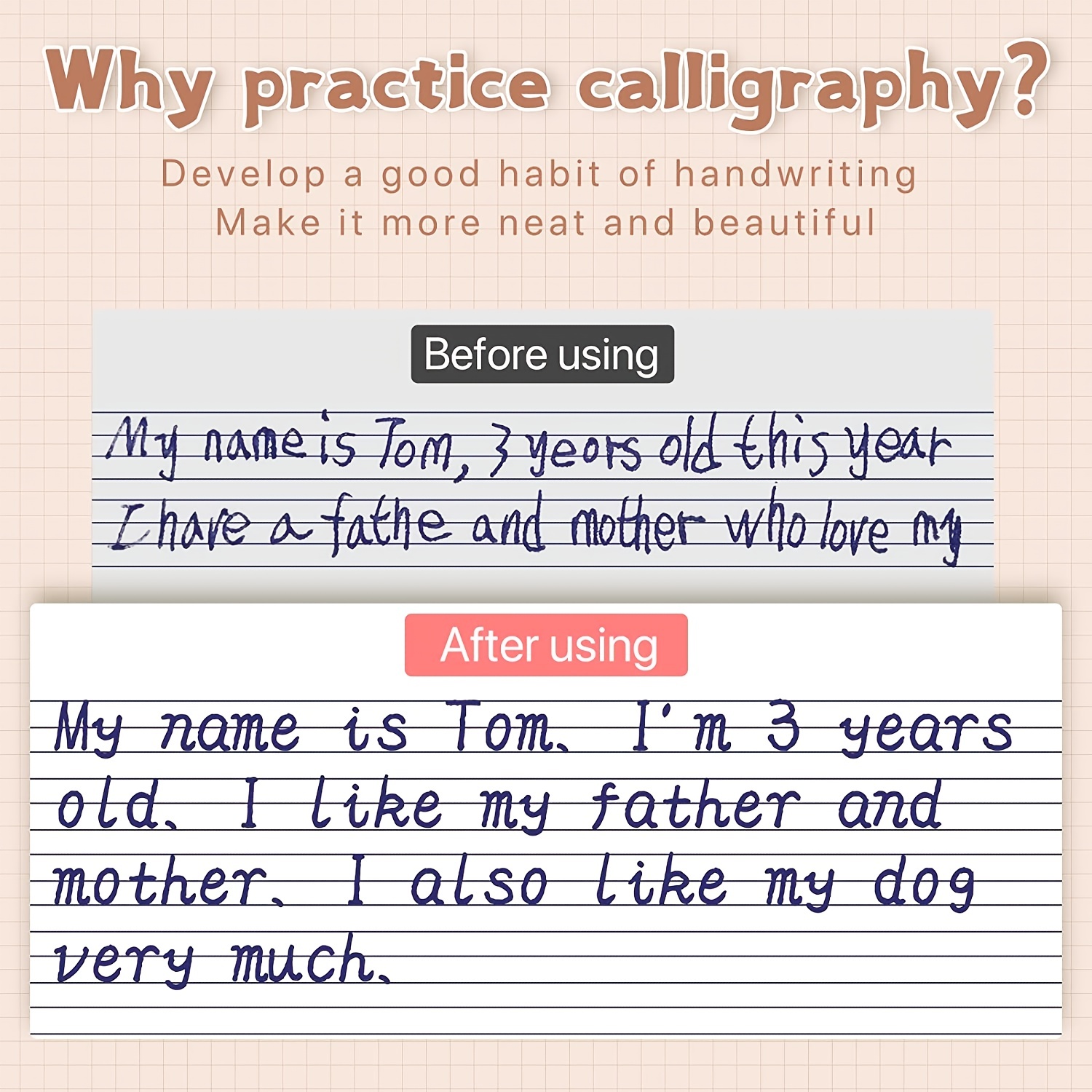 Copy Book Magic Practice Children's Book Reusable Free Wipe Children's Toys Writing Stickers English Copy Book Practice Parent