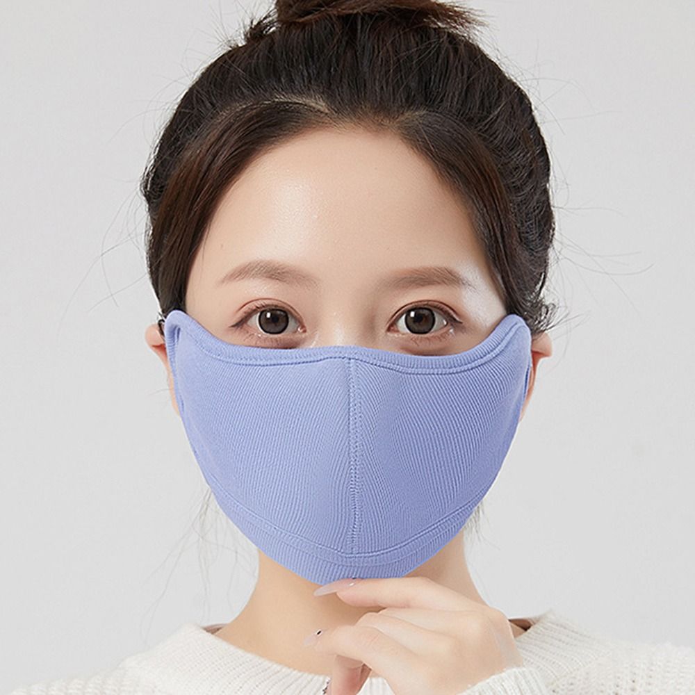 New Breathable Warm Masks Cold-proof Windproof Reusable Face Mask Skin-friendly Derong Material Mouth Cover for Outdoor