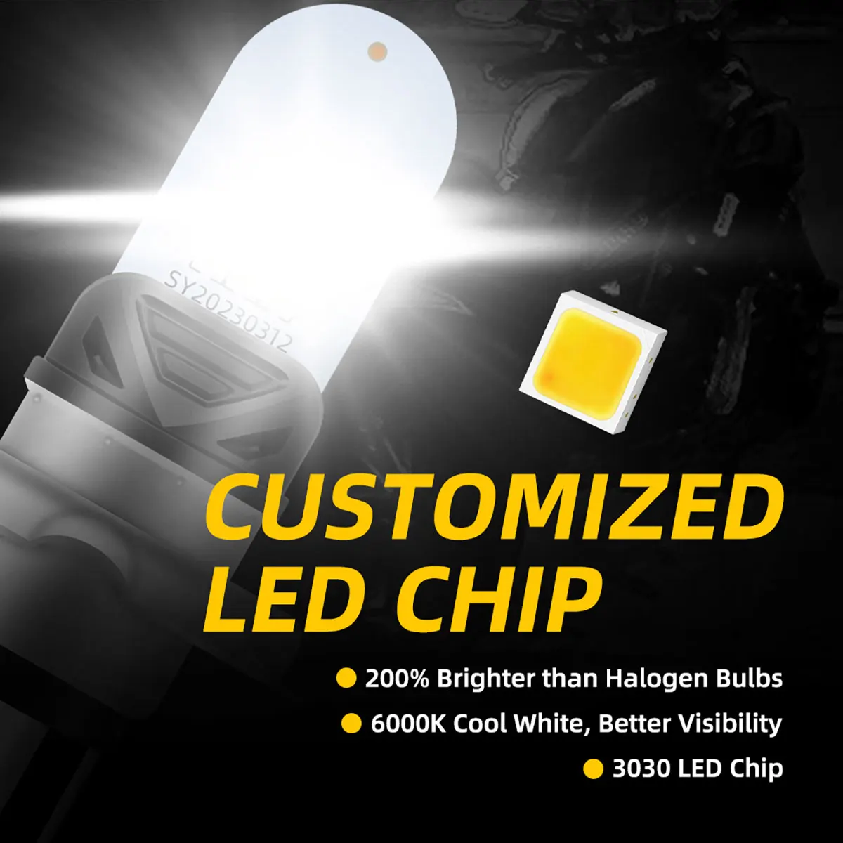 1 個 H4 Led BA20d H6 P15D LED ヘッドライトオートバイ電球ヘッドライトフォグランプハイロービームデイタイムランニングライトモトヘッドランプ