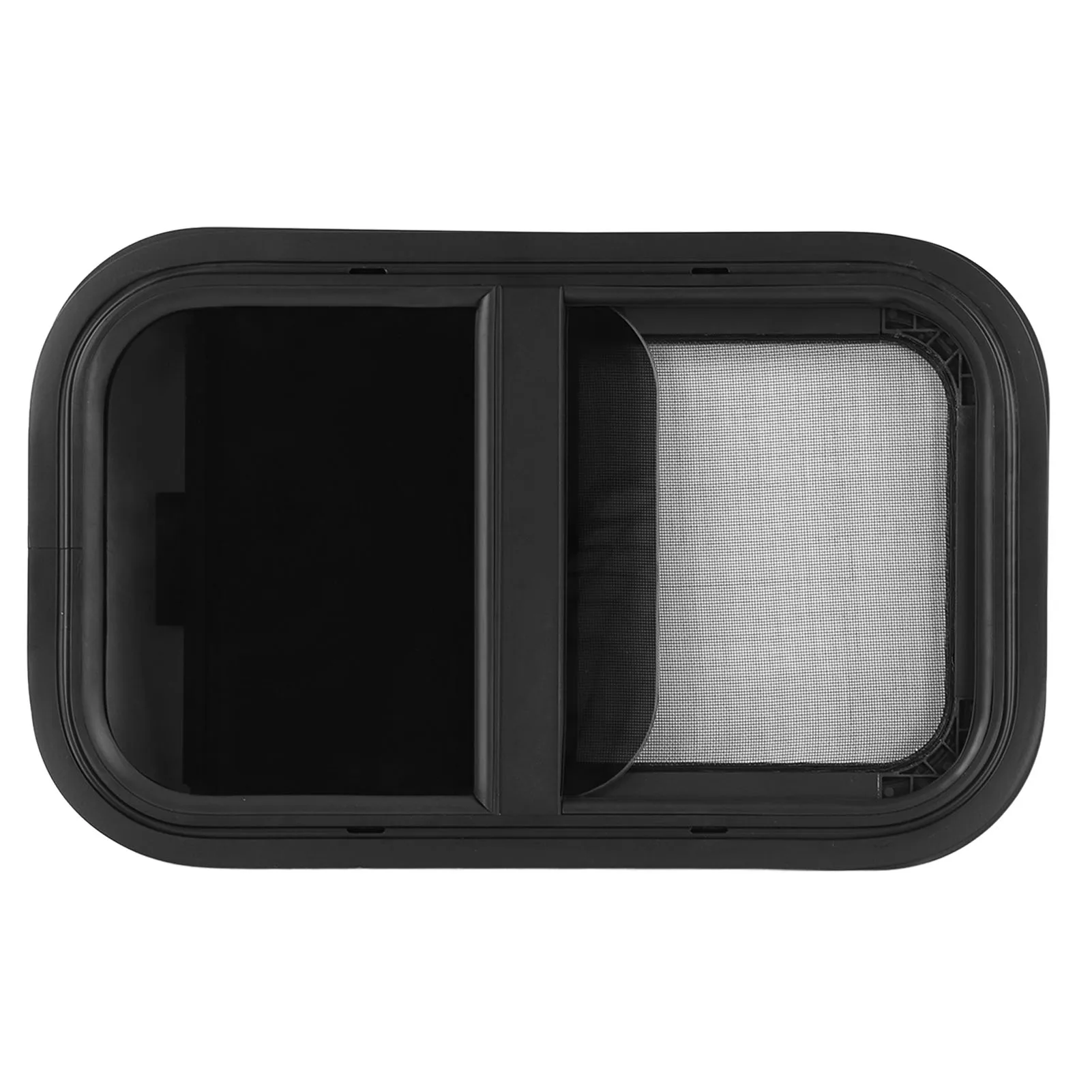 RV Push Pull Window Rounded Corner Waterproof Sealed UV Proof Smooth Polished For Camper Engineering Vehicle