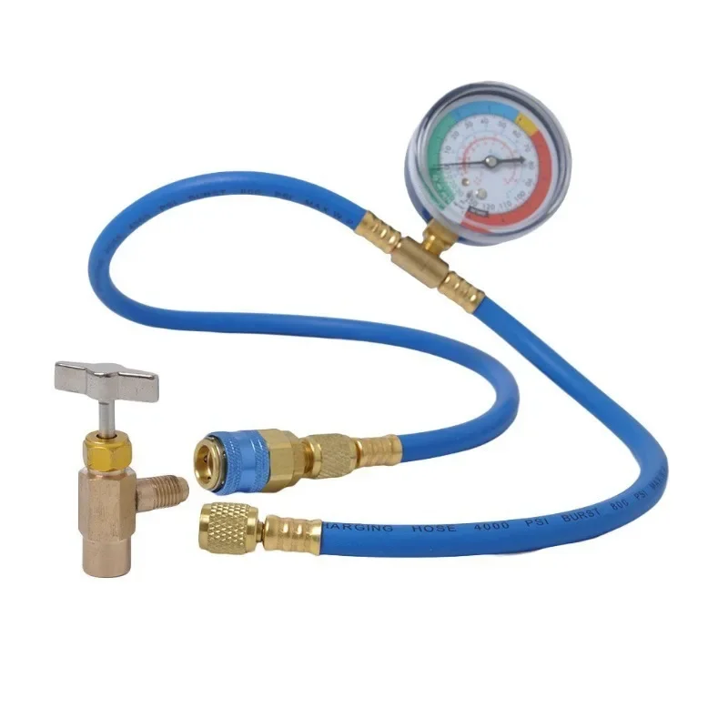 Auto AC Airconditioning R134A Koelmiddel Opladen Meetslang met manometer Manometer Meetset Reparatiegereedschap