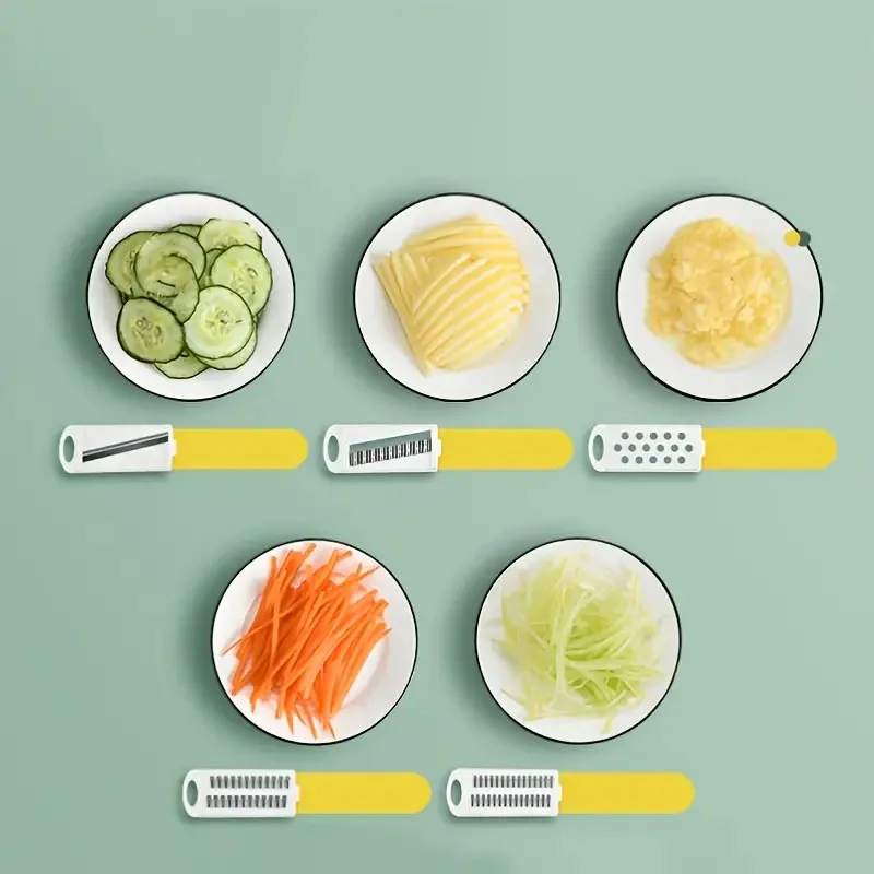 Household Vegetable Cutting Potato Slicer Shredder Multifunctional Fruit  Julienne Slicer Grater with Handle Kitchen Gadgets