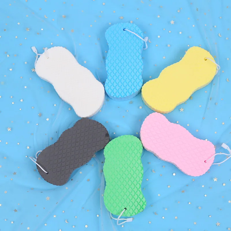 Esponja de banho macia esfoliante corporal bast wisisp escova de massagem pano de banho purificador de pele relaxar esfoliante cuidados com a pele acessórios de chuveiro