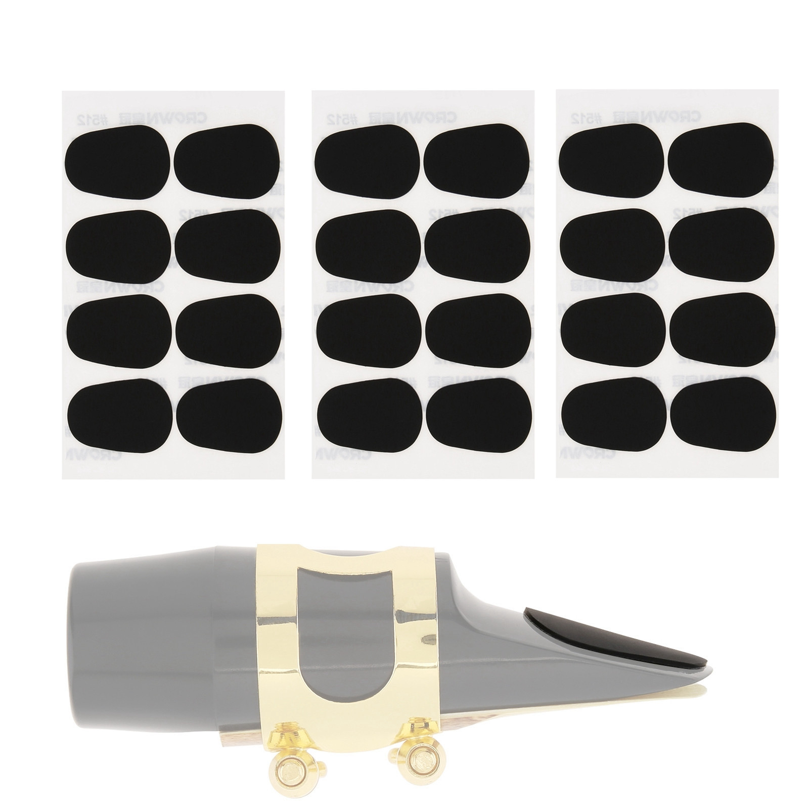 Kit de herramientas de limpieza para clarinete y saxofón, 28 / 36 Uds., con cojines para boquilla, paño de limpieza para cámara interior, cepillo para boquilla
