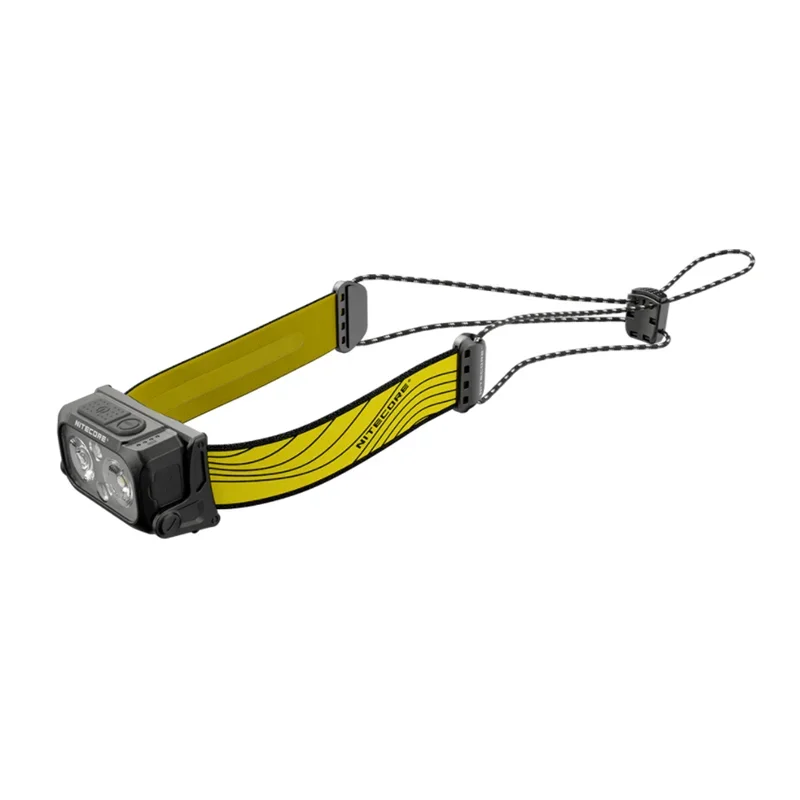 Linterna frontal recargable NITECORE NU25 UL, 400 lúmenes, doble haz, equipada con foco + reflector, linterna frontal ultraligera