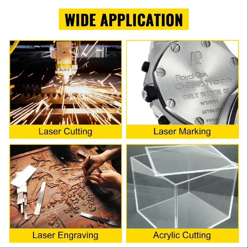 Tubo laser co2 sihao 40w 50 60 80 100 130 150 poderoso 700mm a 1830mm de comprimento vidro 80mm de diâmetro para máquina de corte e gravador