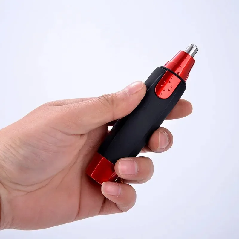 Aparador de pêlos de nariz e orelha sem fio para aliciamento facial e de sobrancelhas indolor, navalha de limpeza de nariz e orelha