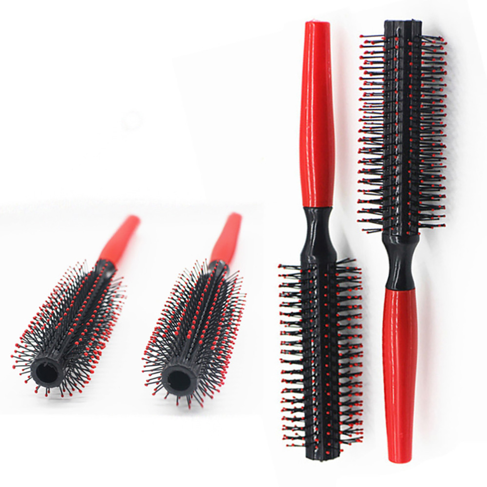 Escova de ondulação de estilo de cabelo suave, escova de cabelo de rolo de massagem no couro cabeludo, adequada para mulheres e homens