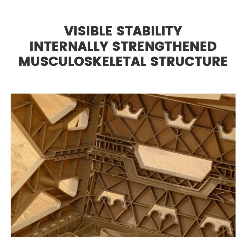 Portable Folding Chair Handheld Plastic Outdoor Camping Chair High Load Bearing Durable Folding Step Stool for Kids or Adults