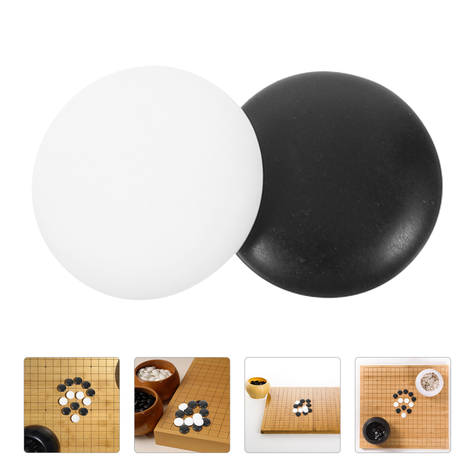 Chess Game 360 Standard Go Pieces Made of Resin Material Resistant to Falling Loose Melamine Small Craft Stones
