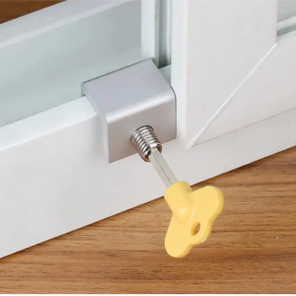 Kids Pets Anti-theft Limit Door Lock Adjustable Window Lock Stopper Safety Locks Child Protection Baby Safety Device