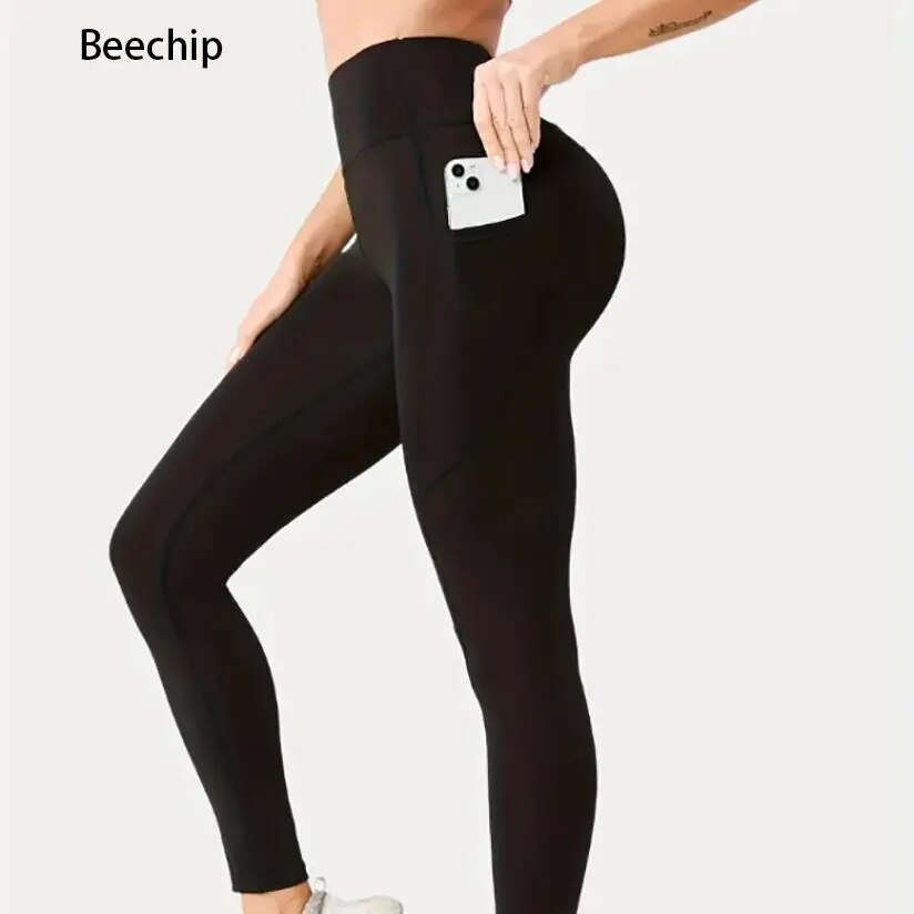 Pocket Yoga, hohe Taille und Hüft lifting, Sport und Fitness Damen Leggings, direkt von den Herstellern verkauft