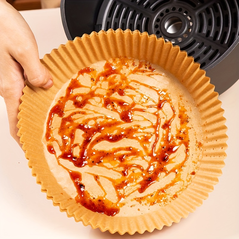 Air Fryer กระดาษ Liners ทิ้งน้ํามันกันน้ํากระดาษรองอบรอบสแควร์และสี่เหลี่ยมผืนผ้า Parchment KITCHEN PARTY Supplies