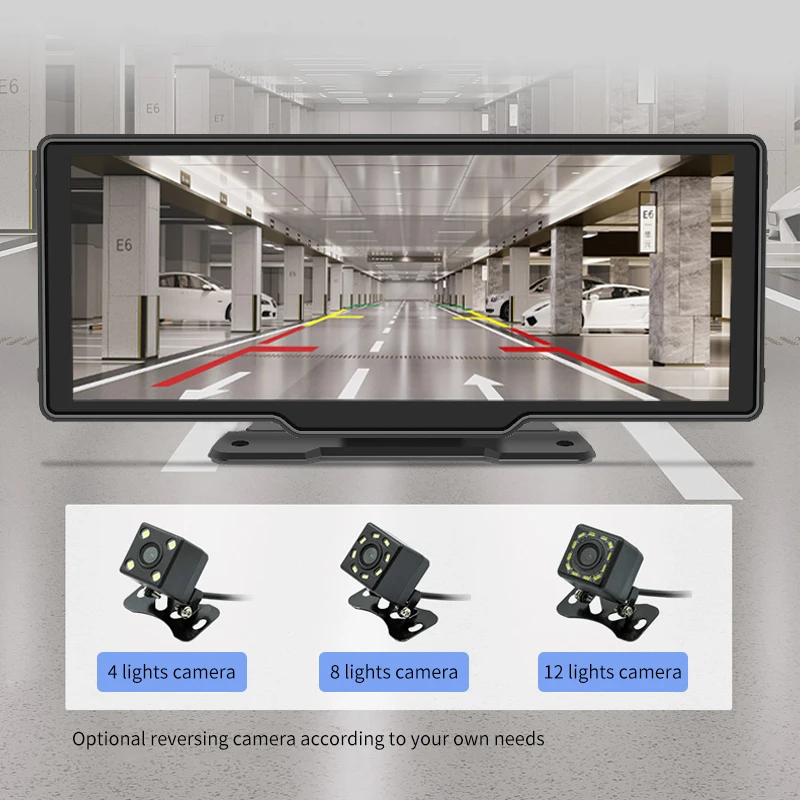 XUDA reproductor multimedia con pantalla táctil de 10,26 pulgadas para coche, Radio portátil con Bluetooth, Carplay, MP5, inalámbrico, para Apple o Android
