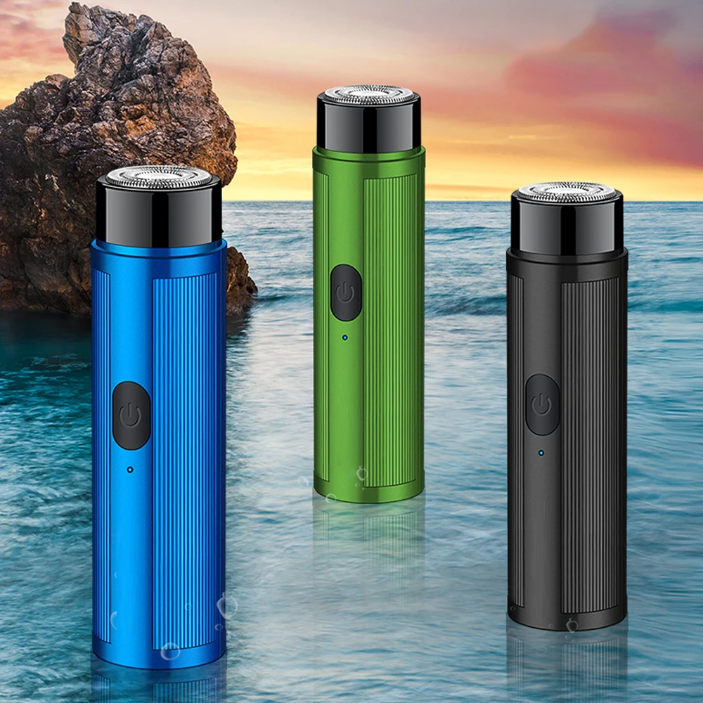 Mini Electric Shaver for Men – USB Rechargeable Foil Shaver with Travel Lock, Compact & Quiet for Business Trips & Daily Groomin